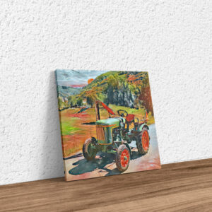 Traktor Lanz 50 Gemälde Keilrahmen