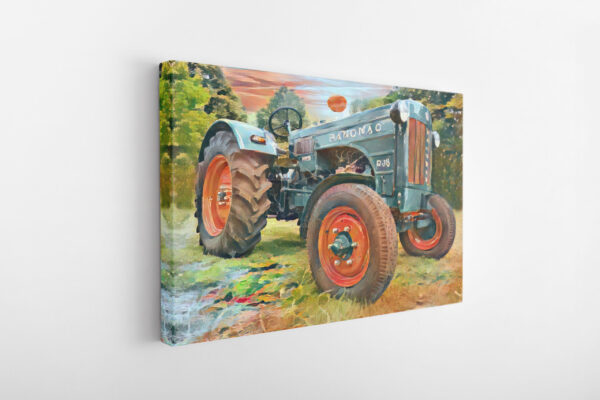 Traktor Hanomag R35 Gemälde