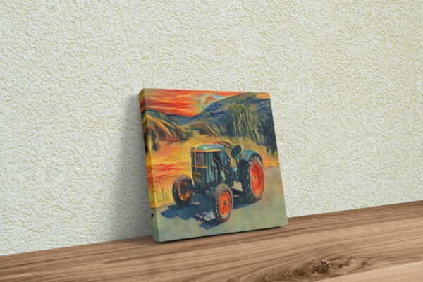 Traktor Deutz F1L514 Gemälde Keilrahmen