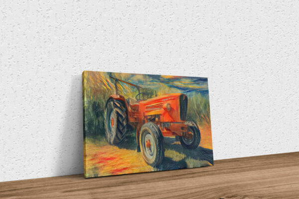 Traktor Güldner G45 Gemälde Keilrahmen