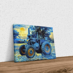 Lanz 7506 Traktor ohne Kabine van Gogh style