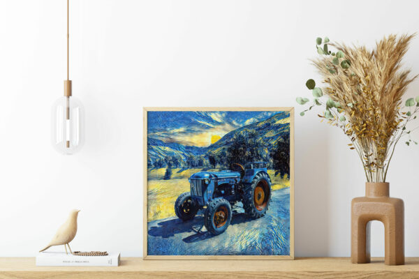 Traktor Hanomag R435 Poster Keilrahmen