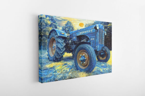 Hanomag R35II van Gogh style Poster Keilrahmen