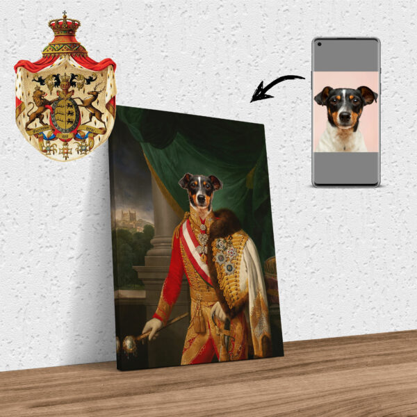 Ihr Haustier als königliches Portrait Ferdinand I König von Österreich