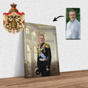Ihr Foto als königliches Portrait König Nikolaus II