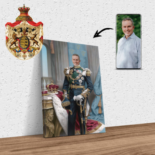 Ihr Foto als königliches Portrait Prinz von Wales